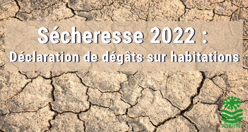 Sécheresse 2022 : déclaration de dégats sur habitations | Mairie de ...